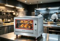 Four à rôtir électrique commercial pour poulet AS-ER268, capacité 12-16 poulets, machine à rôtir le poulet