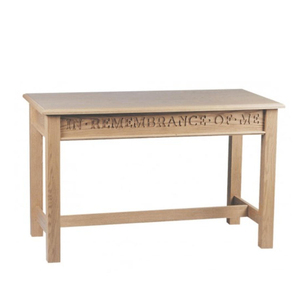 Tavolo in legno massello per il culto sacro elegante altare cattolico mobili per chiese santuari per la scuola di soggiorno - Product Image 1