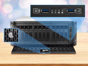 Boîtier de serveur métallique Rosewill 4U pour montage en rack |   12 disques à échange à chaud |   Compatible E-ATX |   <span class=keywords><strong>3x</strong></span> Ventilateurs avant 120 mm, <span class=keywords><strong>2x</strong></span> ventilateurs arrière 80 mm | - Product Image 5