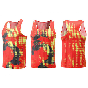 Camiseta Deportiva para Hombre, 100% Poliéster, Transpirable, Malla, Chaleco Deportivo para Hombre, Chaleco para Correr - Product Image 5