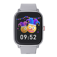 Reloj Inteligente con Pantalla Táctil TFT de 1.83 Pulgadas con Recordatorio de Llamadas, Correa de Silicona, Resistente al Agua IP68, Certificado CE ROHS, Monitor de Salud Unisex