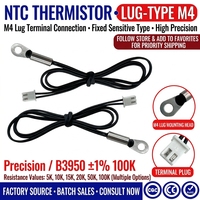 Sonde de température thermistance NTC 5K/10K/100K B3435/B3950 Conforme RoHS Montage fileté/magnétique/en surface pour contrôle de température