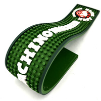 Tapis de bar antidérapant en silicone PVC tendance été, plateau en caoutchouc étanche personnalisé pour bière et boissons avec logo