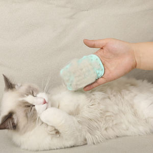 แปรง<span class=keywords><strong>ขัด</strong></span><span class=keywords><strong>ขนแมว</strong></span>ซิลิโคนแบบนุ่ม 2 in 1 พร้อมฟังก์ชั่นนวดตัวและกำจัดขน  คุณสมบัติที่ยั่งยืนสำหรับแมว - Product Image 2