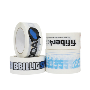 Logo personalizzato di marca stampato imballaggio nastro Fragile con logo aziendale OPP imballaggio nastro - Product Image 2