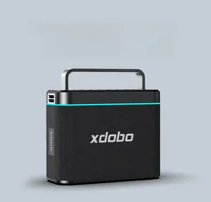 Xdobo Truth King Max 200W 1999 Party Box Speaker Microphone High Power Portable Home Theater Stereo Dance Subwoof With Mic