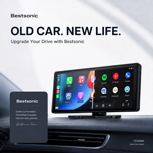 แท็บเล็ต Smart CarPlay สำหรับรถยนต์ ขนาด 10.26 นิ้ว หน้าจอสัมผัสแบบเคลือบเต็มแผ่น รองรับ Wireless <span class=keywords><strong>Apple</strong></span> CarPlay และ Android Auto พร้อมระบบนำทางแบบแฮนด์ฟรี - Product Image 1