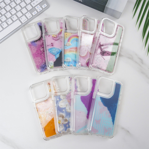 Sang Trọng Thiết Kế Đẹp Chống Sốc Dòng Chảy Hạt Cát Lún Điện Thoại Di Động Trường Hợp Tùy Chỉnh Điện Thoại Di Động Bìa Cho Iphone 17 16 Pro Bán Buôn - Product Image 6