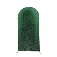 Drapé d'arche enveloppant intégral de qualité supérieure en polyester réutilisable 207x101cm pour Diwali, Ramadan, Grand Banquet, toile de fond principale