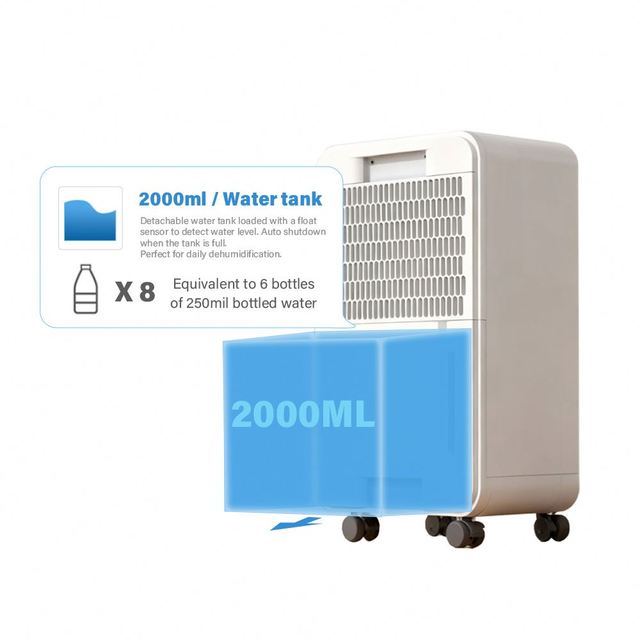 20 Pint OEM/ODM Service High Efficiency Quiet Remove Moisture Living Room Home Use Dehumidifier