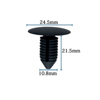 Nouvelles 100 pinces de fixation en nylon pour voiture, modèle KADIHUI YB04, attaches automobiles de haute qualité GM1619321, garantie 12 mois