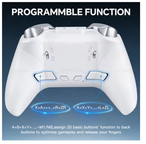 คอนโทรลเลอร์ไร้สายสำหรับนินเทนโดสวิตช์ 1/2 ฮอลเอฟเฟค เกมแพดสำหรับ <span class=keywords><strong>PS4</strong></span>/Android/IOS/PC <span class=keywords><strong>บ</strong></span><span class=keywords><strong>ลู</strong></span><span class=keywords><strong>ทู</strong></span><span class=keywords><strong>ธ</strong></span><span class=keywords><strong>จ</strong></span><span class=keywords><strong>อย</strong></span>สติ๊กควบคุมอุปกรณ์เสริม - Product Image 4