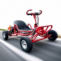 Kart tout-terrain à chaîne 2 temps pour adultes, alimenté à l'essence, moteur 90cc/110/212cc, capacité de charge de 200 kg