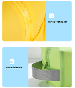 Factory Design Clear Makeup Bag Small Clear Toiletry Bag for Travel <b>Cosmetic</b> Makeup <b>Organizer</b> Bags with Zipper Plastic PVC Pouch - Product Image 3