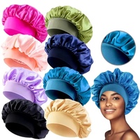 Usine de cheveux INSI Cadeau gratuit Accessoires de cheveux pour femmes à bas quantité minimale de commande Bonnet en soie satinée avec logo personnalisé pour perruques