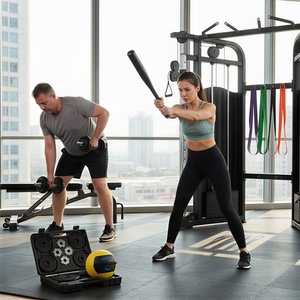 VIGFIT - Set de Gimnasio Compacto para el Hogar, para Quemar Grasa y Adelgazar Todo el Cuerpo, Entrenamiento Cardiovascular, Kit que Ahorra Espacio, Rack de Entrenamiento Funcional - Product Image 2