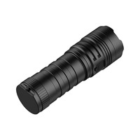 Lampe torche industrielle USB ultra-lumineuse 1600LM 20W, portée 400-500M, batterie 6000mAh, lumière 7500K, étanche IP68 pour le camping et la randonnée