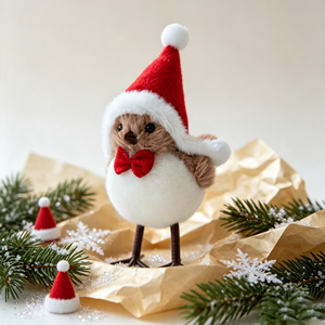 Offre Spéciale : Décoration de Noël – Oiseau en Mousse Rouge Adorable pour Ornements de Fête à Domicile - Product Image 1