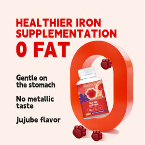 Caramelo suave de hierro de alto contenido OEM, compatible con el sistema inmunológico, salud antioxidante, absorción de hierro, salud sanguínea, vitamina C, gomitas de hierro - Product Image 6