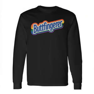 Buttfingerer <b>Meme</b> Long Sleeve <b>T</b>-<b>Shirt</b> Men LGBTQ Pride Design - Product Image 2