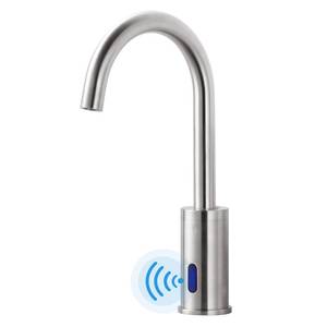 Bathroom Tall Waterfall Sensor Mixer Tap Automatic Bathroom Sink Faucet With Control Box and Temperature Mixer for Vanity - Product Image 1
