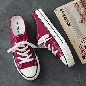 Sandalias Planas de Lona para Hombre, Modernas y Versátiles, Ideales para el Verano, sin Tacón, para Usar con Pantalones Holgados y Gorros - Product Image 3