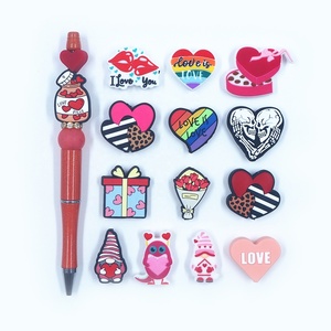 Compre Accesorios para Hacer Joyas Sin BPA, Cadenas para Chupetes, Cuentas Decorativas Personalizadas para el Día de San Valentín, para Bolígrafos - Product Image 4