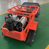 Motoculteur rotatif télécommandé robuste LG-80S pour vergers et terres agricoles - Cultivateur à chenilles avec 40 pouces de largeur de travail °   Capacité d'escalade