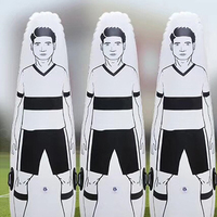 Mannequin Gonflable Blanc de 70 Pouces pour Entraînement de Football Américain – Équipement de Plaqué pour Gardien de But et Joueurs