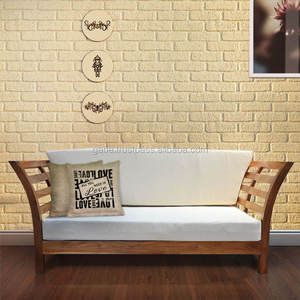 Natural Teak Wood <b>Sofa</b> <b>Bench</b> Set, blending Russia style craftsmanship and durable design, perfect for elevating your living room - Product Image 1