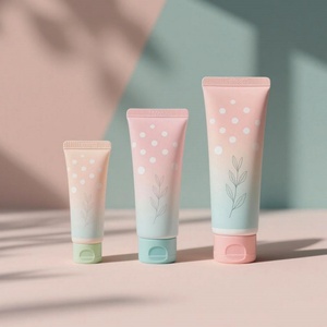 Tubo de Loción Corporal Blanqueadora Cosmética, Tubo de Crema Vacío, Tubo de Plástico con Tapa Abatible, Tubo Suave de 100 ml para Exfoliantes Corporales - Product Image 3