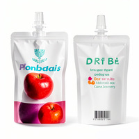 Support en plastique à impression numérique personnalisé d'une capacité de 30ml 200ml 250ml pochette à bec scellant pour les boissons énergisantes au jus de lait