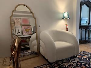 <span class=keywords><strong>Fauteuil</strong></span> moderne Moontree, <span class=keywords><strong>petit</strong></span> <span class=keywords><strong>fauteuil</strong></span> en bouclette Teddy, <span class=keywords><strong>fauteuil</strong></span> d'appoint pour salon, <span class=keywords><strong>fauteuil</strong></span> en velours, pieds en métal, canapé lounge, <span class=keywords><strong>fauteuil</strong></span> individuel, bar à domicile - Product Image 2