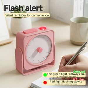 Minuteur visuel numérique en plastique <span class=keywords><strong>de</strong></span> 60 minutes, rechargeable 400 mAh, grand écran <span class=keywords><strong>de</strong></span> 8 cm, avec bouton rotatif, pour la pâtisserie, l'<span class=keywords><strong>apprentissage</strong></span> et l'enseignement, fonction silencieuse - Product Image 6