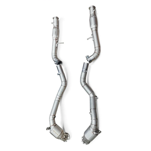 Para 2020-2023 Mercedes Benz G63 AMG de alto flujo con <span class=keywords><strong>tubo</strong></span> de bajada catalítico <span class=keywords><strong>Escape</strong></span> de alto rendimiento Rendimiento de carreras modificado - Product Image 6