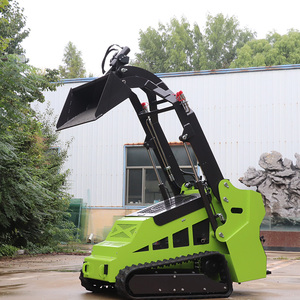 FREE SHIPPING Small Cheap Skid Steer <b>Gasoline</b> With Bucket Different Skidsteer Bagger Mini - Product Image 1