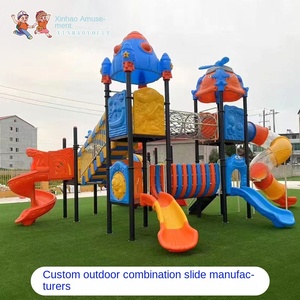 زحليقة كبيرة لرياض الأطفال مع مجموعة ألعاب متنوعة للحدائق العامة والمجتمعية مع أرجوحة بلاستيكية قابلة للتخصيص ZBHT-XBS من تشجيانغ - Product Image 2