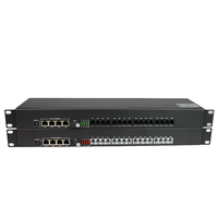 Atongda/OEM ATD610-1T1GE-T/R Multiplexeur PCM 16/24/32/48/64/72/128 ports, émetteur-récepteur fibre optique, connecteur FC/SC, monomode, 15 km