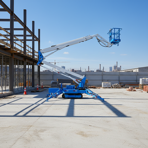 รถกระเช้าบูมแบบตีนตะขาบขนาดกะทัดรัด ยี่ห้อสไปเดอร์แมน ยกสูง 12-22 เมตร จากโรงงานโดยตรง - Product Image 4