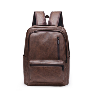 Zaino portatile per uomo Business moda in pelle impermeabile da viaggio e da scuola con chiusura a cerniera per l'inverno - Product Image 3