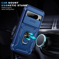 Étui pour téléphone portable avec anneau Kickstand pour Google Pixel 10 9 Pro XL 8A 7A 8PRO 6 Slide Camera Protection Shockproof Back Cover