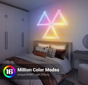 Tuya control remoto WiFi inteligente DIY RGB RGBIC color de sueño pared ritmo música atmósfera lámpara LED Barra de luz funciona con Alexa - Product Image 6