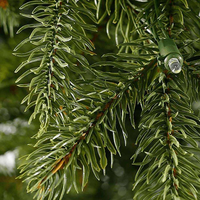 Sapin de Noël Artificiel Haut de Gamme 1,2m-3m Moderne avec Support Métallique, Fabrication Usine, Décoration Personnalisée en PE Mixte