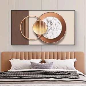 Cuadro Decorativo de Pared con Marco de Aleación de Aluminio, Diseño Moderno, 120x60cm, Sin Luz, Directo de Fábrica, para Sala de Estar - Product Image 4