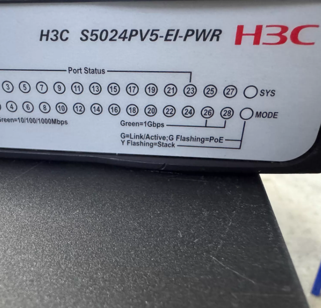 H3/C S5024PV5-EI-PWR 24 Port Gigabit Managed POE Ethernet Switch  Managed Switch 24*GE POE Port for Enterprise LAN