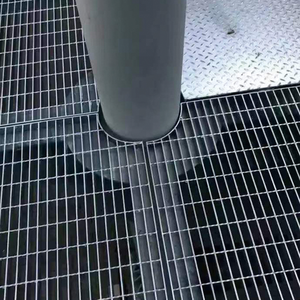 Grilles en acier au carbone léger <span class=keywords><strong>25</strong></span> x 3, grilles de passerelle en acier galvanisé robustes pour plateformes de circulation, grille métallique - Product Image 5