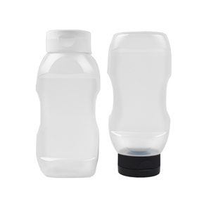 450ml 500g nhựa mềm bóp chai cho nước sốt cà chua 450ml HDPE/<span class=keywords><strong>hdpp</strong></span> nhựa bóp nóng chai nước sốt - Product Image 3