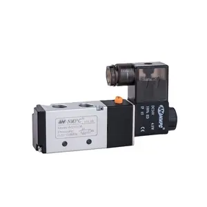 سعر المصنع 4V210 -08 5/2 طريقة التحكم الكهربائي صمام الملف اللولبي صمام الهواء المضغوط AC220V DC24V