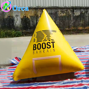 Boya <span class=keywords><strong>Triangular</strong></span> Flotante para Publicidad, Boya de Marcado de Carreras, Boya Inflable Personalizada de PVC, Boya Piramidal, Boya Zongzi, Boya Tetraédrica - Product Image 1