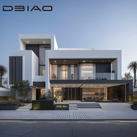 Fenêtre panoramique fixe en verre, insonorisée, en aluminium, à économie d'énergie, du sol au plafond, design moderne pour l'extérieur et les villas